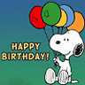 Snoopy W Balloons