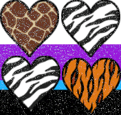 Grunge Hearts Background