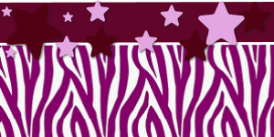 Zebra Stars Background