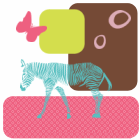 Mod Zebra Background