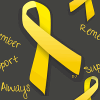 Remember Ribbon Background