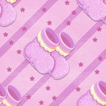 Pink Booties Background