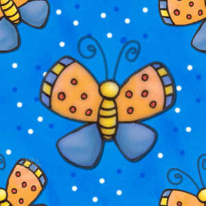 Blue Butterfly Background
