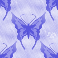Cute Blue Butterfly Background