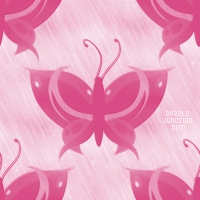 Cute Pink Butterfly Background