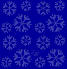 Blue Snowflake Background