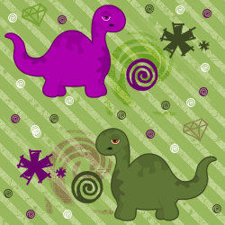 Cute Dinosaur Background