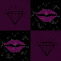 Diamond Lips Background