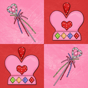 Pink Princess Crown Background