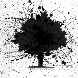 Black Tree Background