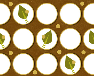 Fall Polkadots Background