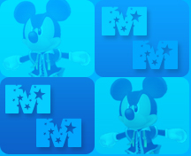 Blue Mickey Background