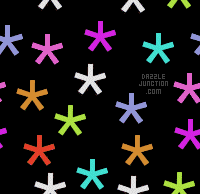 Flashing Asterisk Background