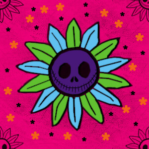 Flower Face Background