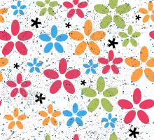 Flower White Background