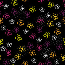 Neon Flowers Background