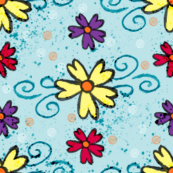 Trendy Floral Background