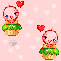 Cute Cupcake Background