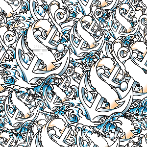 Anchor Tattoo Background