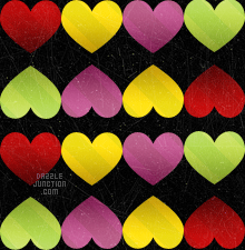 Paper Hearts Background