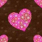Swirled Hearts Background
