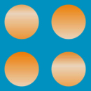 Blue Gold Dots Background