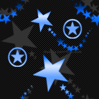 Blue Stars Background