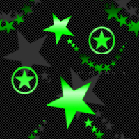 Green Stars Background
