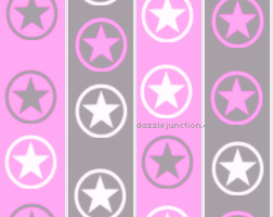 Pink Stripe Star Background
