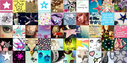 Star Collage Background