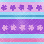 Flower Stripes Background