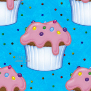 Cupcake Sprinkles Background