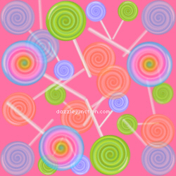 Pink Lollipop Background