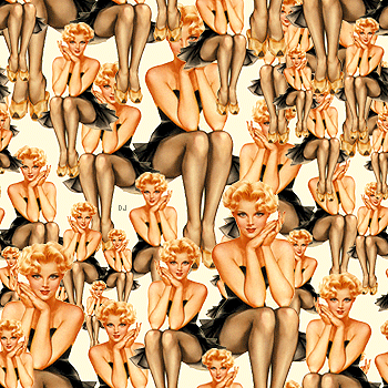 Vintage Girl Background