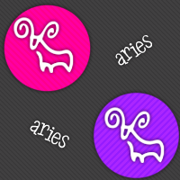 Aries Zodiac Background