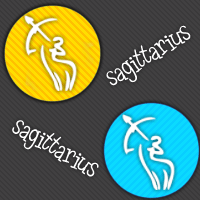 Sagittarius Zodiac Background