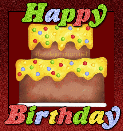 Stacked Birthday Cake