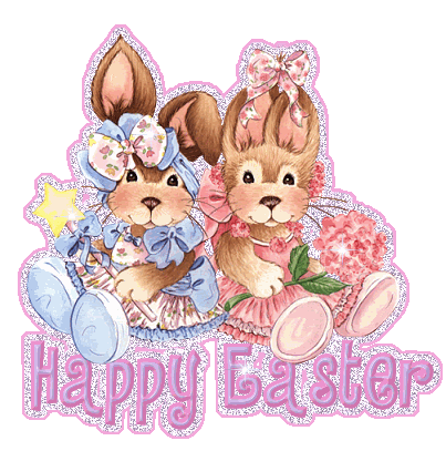 Easter Bunny Couple