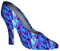 Blue High Heel