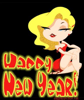 Happy New Year Lady