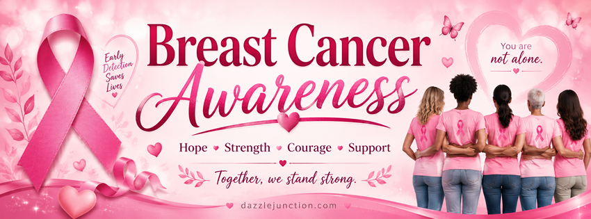 Breast Cancer Awareness Facebook Cover