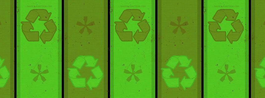 Green Astericks Facebook Cover