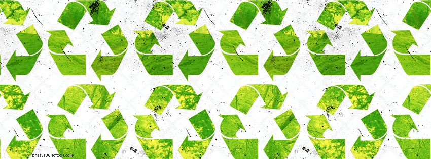 Green Recycle Facebook Cover