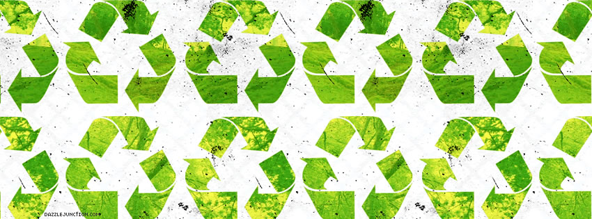 Green Recycle Facebook Cover