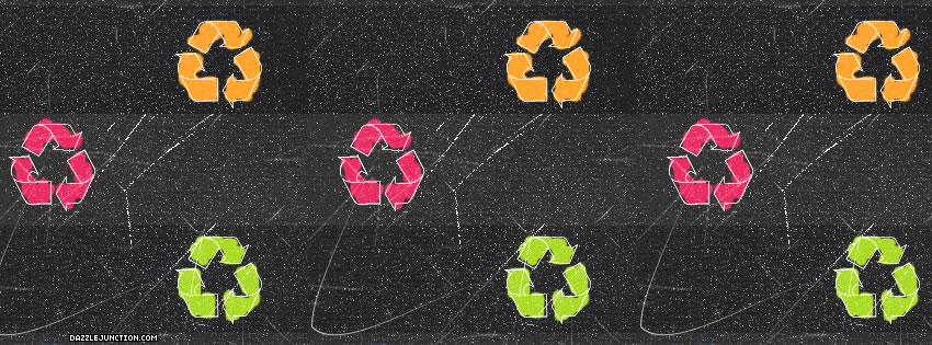Grungy Recycle Facebook Cover