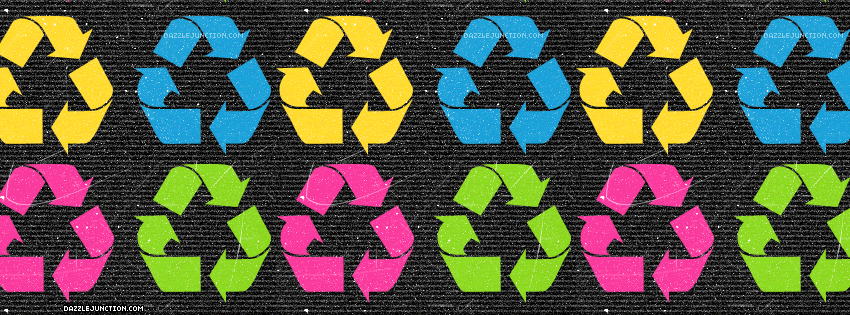 Grungy Recycle Facebook Cover