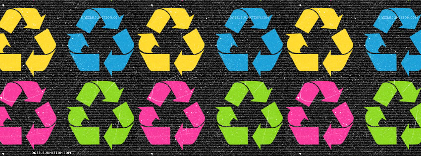Grungy Recycle Facebook Cover