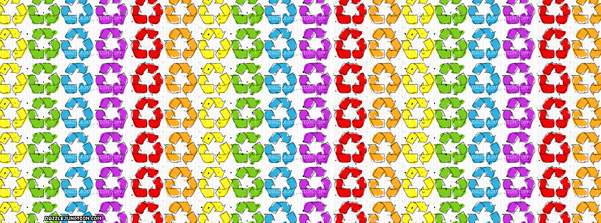 Recycle Rainbow Facebook Cover