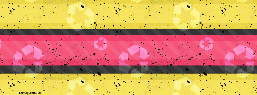 Recycle Yellow Facebook Cover