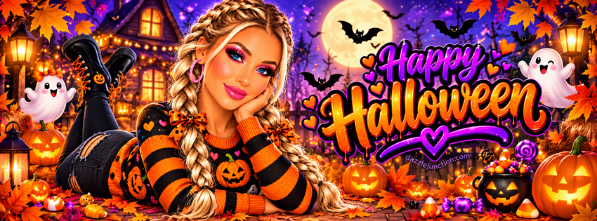 Halloween Beauty Facebook Cover